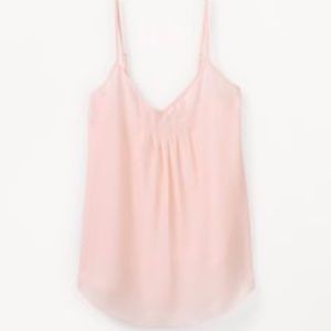 Aritzia Talula Waverly Blouse Light Pink Blush